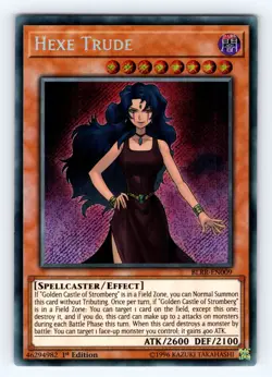Yugioh Hexe Trude BLRR-EN009 Secret Rare - NM 💎 - Image 1