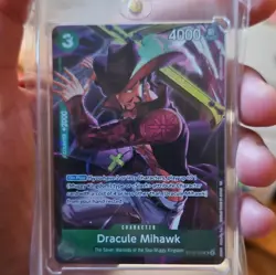 Bandai One Piece Card Game Perona OP09-034 & Mihawk ST12-003 Holo FA - Image 3