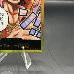 GOLD One Piece DON!! Card I’d Like To Meet This Fellow Carrying On His Will OP13 - Image 4