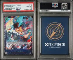 2024 One Piece EN Cavendish Treasure Cup Top 16 PSA 10 GEM MINT - Image 3
