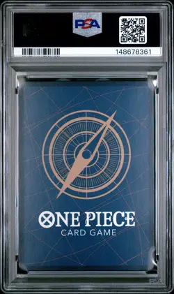 2023 ONE PIECE OP02-PARAMOUNT WAR ALTERNATE ART #062 MONKEY D. LUFFY PSA 9 - Image 2