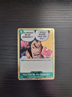 One Piece Premium Booster 02 - You Can Be My Samurai!! - Pirate Foil - OP01-055 - Image 1
