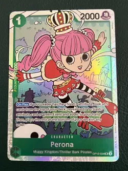 One Piece TCG Perona SR - Legacy of the Master OP12-034 English - Image 1