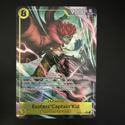 One Piece TCG OP10-112 Eustass "Captain" Kid Royal Blood SR Alt Art English - Image 1