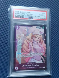 Charlotte Pudding OP08-067 Store Treasure Cup Champion Promo One Piece PSA 10 💎 - Image 1