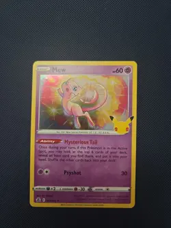 Pokemon TCG Mew Celebrations 011/025 Holo Rare Psck Fresh - Image 1