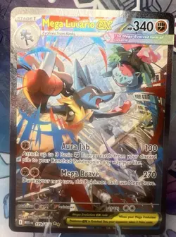 Mega Lucario EX 179/171 - English Pokemon TCG Mega Evolution Set - Image 1