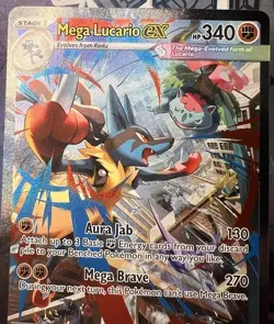 Mega Lucario EX 179/171 - English Pokemon TCG Mega Evolution Set - Image 3