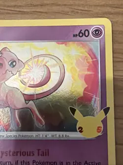 Pokemon TCG Mew Celebrations Holo Card 011/025 Rare - Image 4