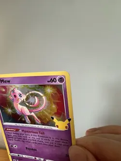 PACK FRESH Mint Holo Rare Celebrations Anniversary Mew 011/025 Pokemon Card TCG - Image 5