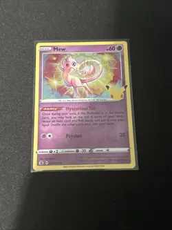 Pokemon TCG Mew Celebrations 011/025 Holo Holo Rare - Image 1