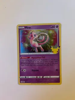 Pokemon TCG Mew Celebrations 011/025 Holo Holo Rare - Image 1