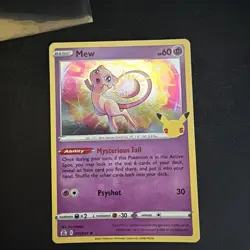 Pokemon TCG - Celebrations 25th Anniversary - Mew - 011/025 - Rare Holo - Image 1