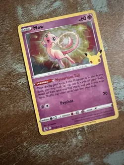 Pokemon TCG Mew Celebrations Holo Card 011/025 Rare - Image 3