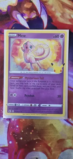 Pokemon TCG Mew Celebrations 011/025 Holo Holo Rare - Image 1