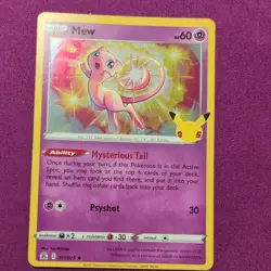 Mew 011/025 Celebrations Holo Rare Pokemon TCG - Image 1