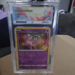 Pokemon TCG Mew Celebrations Holo Card 011/025 Rare Ace 9 Mint - Image 1