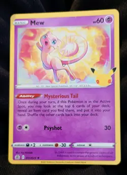 Mew 011/025 Holo Rare - Celebrations - Pokemon Tcg 25th Anniversary LP+ - Image 1