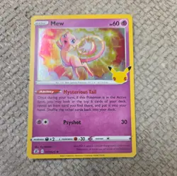 Pokemon TCG Mew Celebrations 011/025 Holo Holo Rare - Image 1