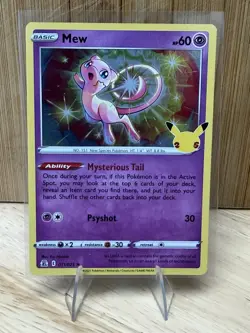 Pokemon TCG Mew Celebrations 011/025 Holo Holo Rare - Image 1