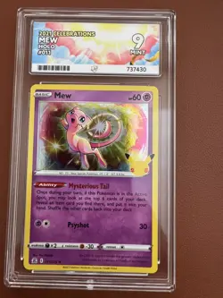 Pokemon TCG Mew Celebrations 011/025 Holo Rare Ace 9 Mint! 🔥🔥🔥 - Image 1