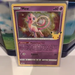 Pokemon Mew TCG Holo Rare Card Celebrations 011/025 - Image 2