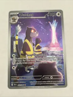 Watchdog 097/086 - Chaos Rising Illustration Rare- Full Art Holo - Pokemon Card - Image 1