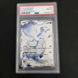 Pokemon Card - Reshiram 113/114 Black & White Full Art Holo Rare - PSA 8 - Image 1