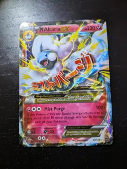M Altaria EX Ultra Rare Holo 69/124 Fates Collide Pokemon Card NM - Image 3