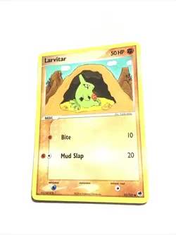 LARVITAR - 51/101 - EX Dragon Frontiers - Pokemon Card - NM - Image 1