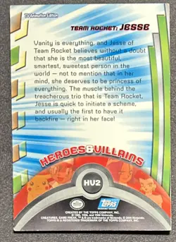 Pokemon Card Topps Team Rocket Jesse - Image 2