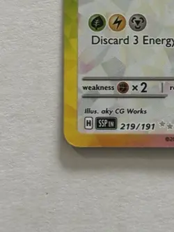 Pikachu ex 219/191 Surging Sparks Full Art Ultra Rare Pokemon Card NM CornerPics - Image 3
