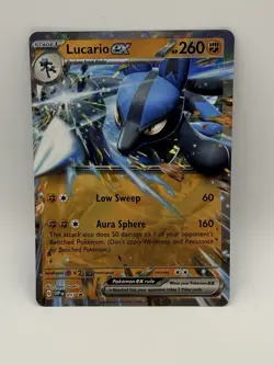 Lucario ex 017 Sv: Scarlet & Violet Promo Cards Holo Pokemon - Image 1
