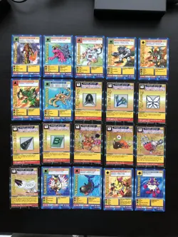 Bandai Digimon Trading Cards Bo Series, Lot of 20x Assorted, NM, No Duplicates - Image 1