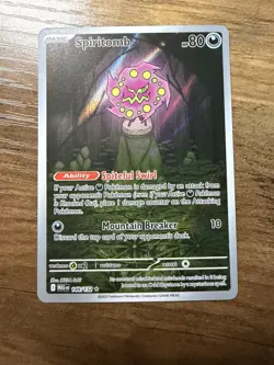 Pokemon TCG Spiritomb Mega Evolution Card IR 148/132 English NM - Image 1