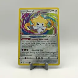 The Pokemon Company SWSH04 Vivid Voltage Jirachi 119/185 Amazing Rare Holo Eng - Image 1
