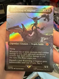 Wizards of the Coast Witch-king of Angmar Borderless Foil Mythic LTR EN #0423 - Image 1