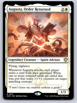 Augusta, Order Returned 11 Commander: Secrets of Strixhaven MTG NM - Image 2
