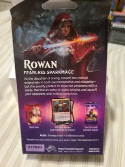 MTG Magic Rowan Fearless Sparkmage Planeswalker Deck Throne Eldraine #3 SEEPICS - Image 2