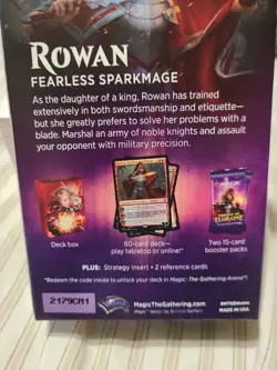 MTG Magic Rowan Fearless Sparkmage Planeswalker Deck Throne Eldraine #3 SEEPICS - Image 3