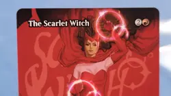 The Scarlet Witch | 368 | Borderless Regular | R | Marvel Super Heroes | MTG - Image 2
