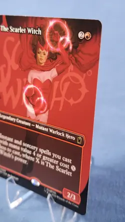 The Scarlet Witch | 368 | Borderless Regular | R | Marvel Super Heroes | MTG - Image 4