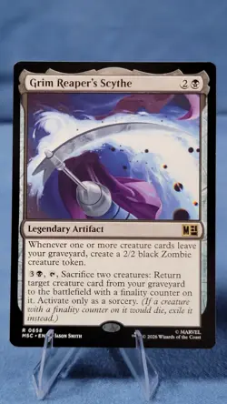 Foil Grim Reaper's Scythe 658 Commander: MSH Magic: The Gathering NM A - Image 1