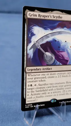 Foil Grim Reaper's Scythe 658 Commander: MSH Magic: The Gathering NM A - Image 3