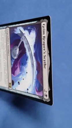 Foil Grim Reaper's Scythe 658 Commander: MSH Magic: The Gathering NM A - Image 4