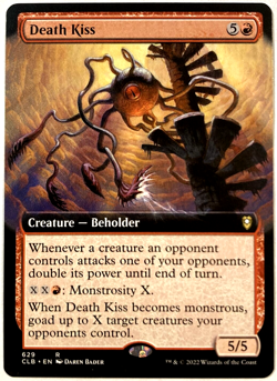 MTG Death Kiss *EXTENDED ART* Commander Legends Baldur's Gate 629 NM - Image 1