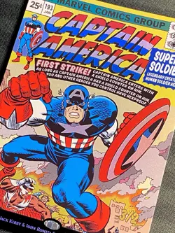 Captain America, Super Soldier Borderless Comic Foil M 0387 MSH MTG NM++ - Image 4
