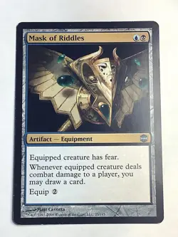Mask of Riddles 25 Uncommon Alara Reborn Magic: The Gathering Lightly Played - Image 1