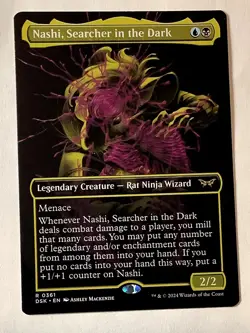 Nashi, Searcher in the Dark (Showcase) 361 Duskmourn: House of Horror MTG NM - Image 1