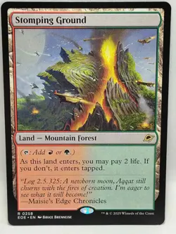 Stomping Ground - NM Near Mint - EOE Edge of Eternities # 258 - MTG Magic - Image 1